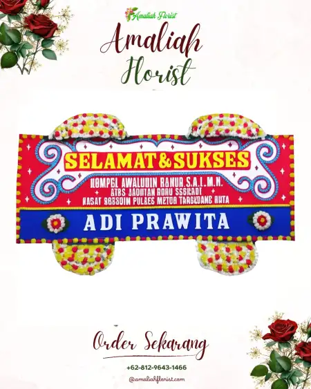 Papan Bunga Ucapan Selamat Kebon Besar